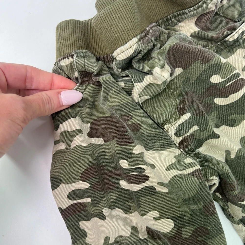 Garanimals Green And Brown Classic Camo Cotton Pants Pullon Size 12 Months